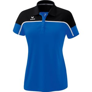 Erima Change Polo Dames - New Royal Zwart Wit