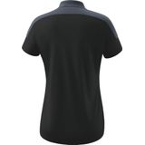 Erima - Change Polo - Sportshirt - Zwart / Slate Grey / Wit - Korte Mouwen