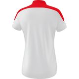 Erima - Change Polo - Sportshirt - Wit - Rood - Zwart - 100% Gerecycled Polyester