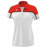 Erima - Change Polo - Sportshirt - Wit - Rood - Zwart - 100% Gerecycled Polyester