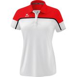 Erima - Change Polo - Sportshirt - Wit - Rood - Zwart - 100% Gerecycled Polyester
