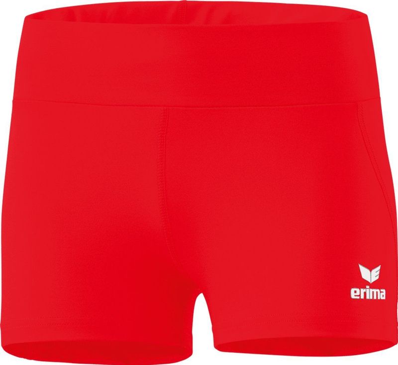 Erima - Racing - Hotpants - Rood - Sneldrogend en Vochtafvoerend Materiaal