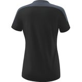 Erima Change T-Shirt Dames - Zwart Slate Grey Wit