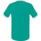 Erima Mantua Shirt Korte Mouw Kinderen - Columbia / Wit |