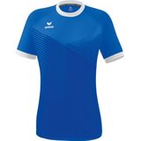 Erima Mantua Shirt Korte Mouw Dames - New Royal Wit