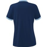 Erima - Mantua Shirt - Korte Mouw - New Navy / Faded Denim - 100% Gerecycled Polyester