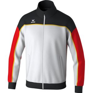 Erima - Change - Trainingsjack - Wit/Rood/Zwart - 100% Gerecycled Polyester