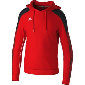 Erima Evo Star Sweatshirt Met Capuchon Kinderen - Rood / Zwart |