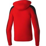 Erima Evo Star Sweatshirt Met Capuchon Kinderen - Rood / Zwart |