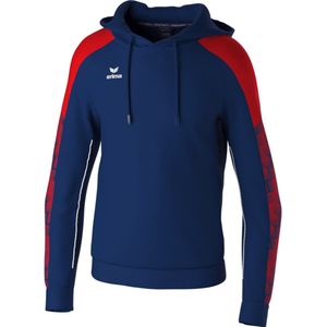 Erima Evo Star Sweatshirt Met Capuchon Heren - Marine / Rood