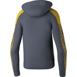 Erima Evo Star Sweatshirt Met Capuchon Kinderen - Grijs / Geel |