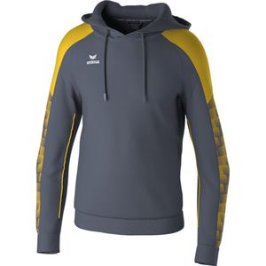 Erima Evo Star Sweatshirt Met Capuchon Kinderen - Grijs / Geel |
