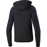 Erima - Evo Star - Sweatshirt - Zwart/Violet - 100% Gerecycled Polyester