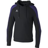 Erima - Evo Star - Sweatshirt - Zwart/Violet - 100% Gerecycled Polyester