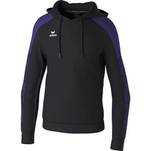 Erima Evo Star Sweatshirt Met Capuchon Kinderen - Zwart / Violet |