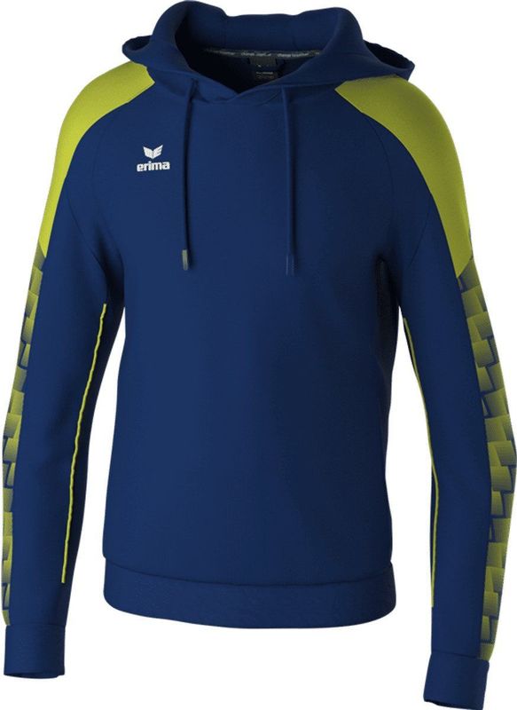 Erima Evo Star Sweatshirt Met Capuchon Kinderen - Marine / Rood |