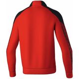 Erima - Evo Star - Trainingsjack - Rood/Zwart - Robuust Materiaal, Raglan-snit, Elastische Inzetstukken
