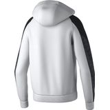 Erima - Evo Star - Trainingsjack - Wit / Zwart - Met Capuchon