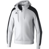 Erima - Evo Star - Trainingsjack - Wit / Zwart - Met Capuchon