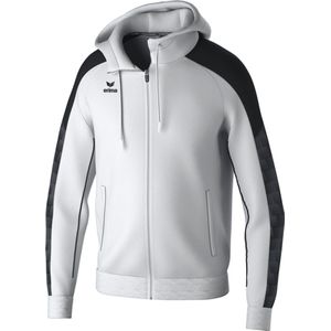 Erima - Evo Star - Trainingsjack - Wit / Zwart - Met Capuchon