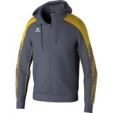Erima - Evo Star - Trainingsjack - Slate Grey / Geel - 100% Gerecycled Polyester