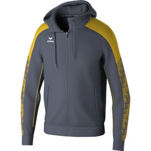 Erima - Evo Star - Trainingsjack - Slate Grey / Geel - 100% Gerecycled Polyester