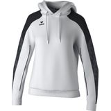 Erima Evo Star Sweatshirt Met Capuchon Dames - Wit / Zwart