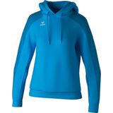 Erima Evo Star Sweatshirt Met Capuchon Dames - Lichtblauw / Mykonos