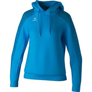 Erima Evo Star Sweatshirt Met Capuchon Dames - Lichtblauw / Mykonos
