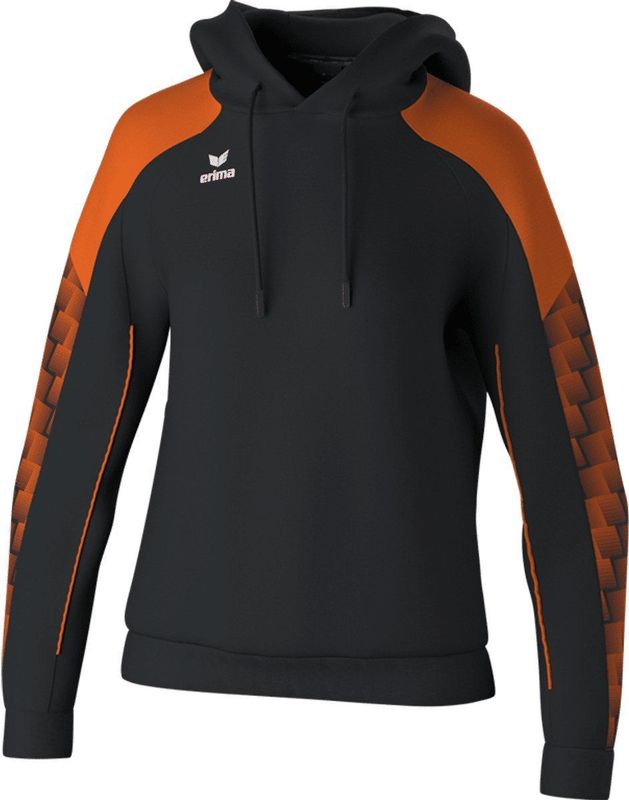 Erima Evo Star Sweatshirt Met Capuchon Dames - Zwart / Paars