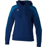 Erima Evo Star Sweatshirt Met Capuchon Dames - Marine / Rood