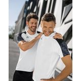 Erima Evo Star T-Shirt Kinderen - Wit Zwart