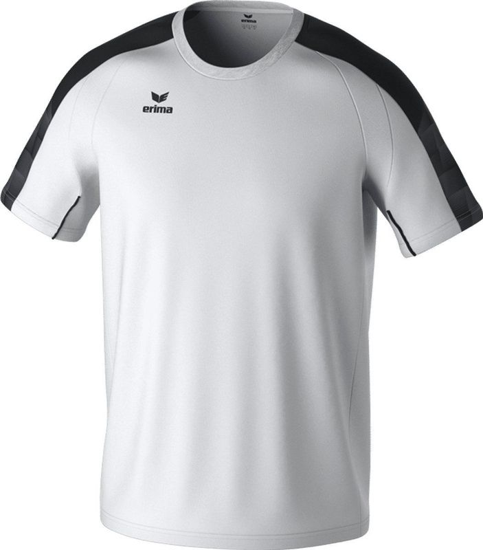 Erima Evo Star T-Shirt Kinderen - Wit Zwart