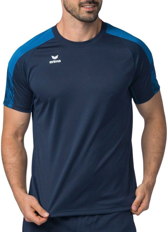 Erima Evo Star T-Shirt Heren - Marine Rood