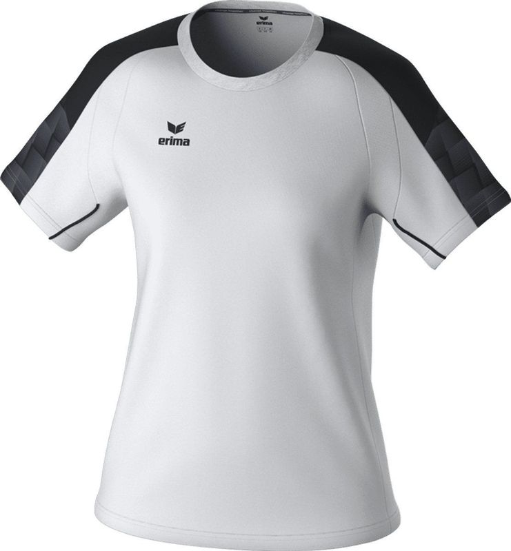 Erima Evo Star T-Shirt Dames - Wit Zwart