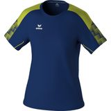Erima Evo Star T-Shirt Dames - Marine Geel