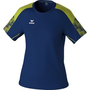Erima Evo Star T-Shirt Dames - Marine Geel