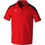 Erima Evo Star Polo Heren - Rood Zwart