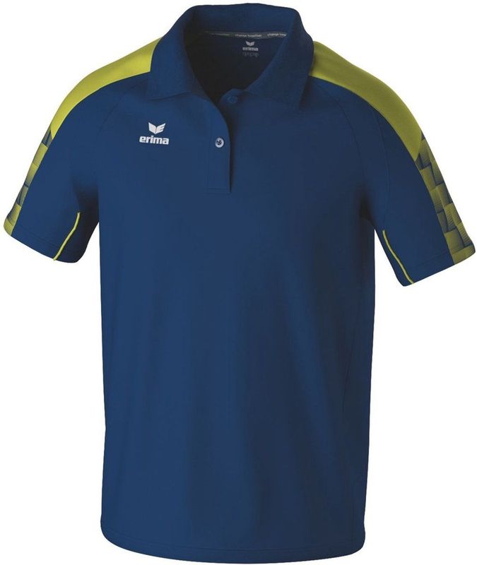 Erima Evo Star Polo Heren - Marine Rood