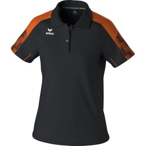Erima Evo Star Polo Dames - Zwart Oranje