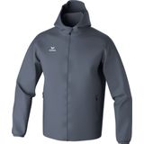 Regenjassen - Allweatherjas - Zwart - Polyester - Hoge Kraag met Capuchon