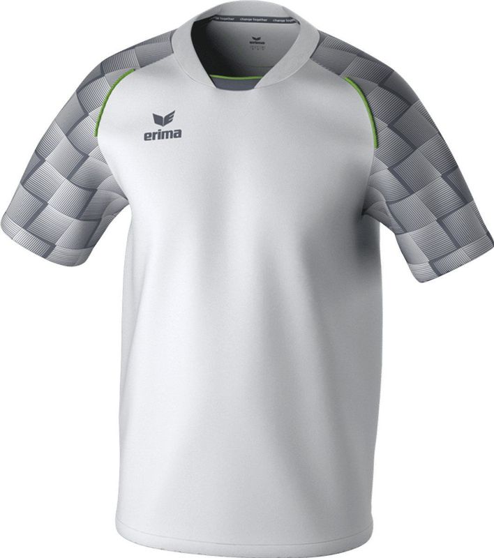 Erima Evo Star Shirt Korte Mouw Heren - Wit Slate Grey