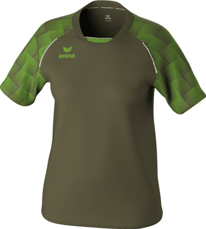 Erima - Evo Star - Sportshirt - Khaki - 100% Gerecycled Polyester