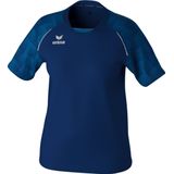 Erima - Evo Star Shirt - Korte Mouw - New Navy / Mykonos - 100% Gerecycled Polyester