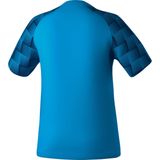 Erima - Evo Star Shirt - Korte Mouw - Curaçao / New Navy - 100% Gerecycled Polyester