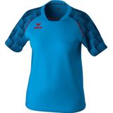 Erima - Evo Star Shirt - Korte Mouw - Curaçao / New Navy - 100% Gerecycled Polyester