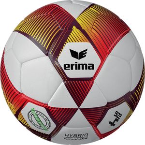 Erima HYBRID Futsal voetbal rood/geel 4