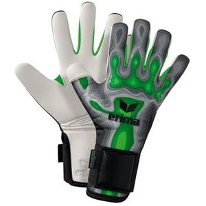Erima Unisex – Flex-Ray Match Eco keepershandschoen voor volwassenen (7222407), grijs, 12