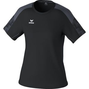 Erima Evo Star T-Shirt Dames - Zwart Grijs