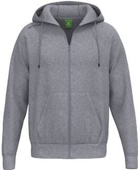 Erima - TS Hoody Jacket - Tussenjas - Katoenmix - Gevoerde Capuchon